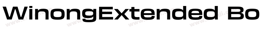 WinongExtended Bold字体转换 WinongExtended Bold字体转换